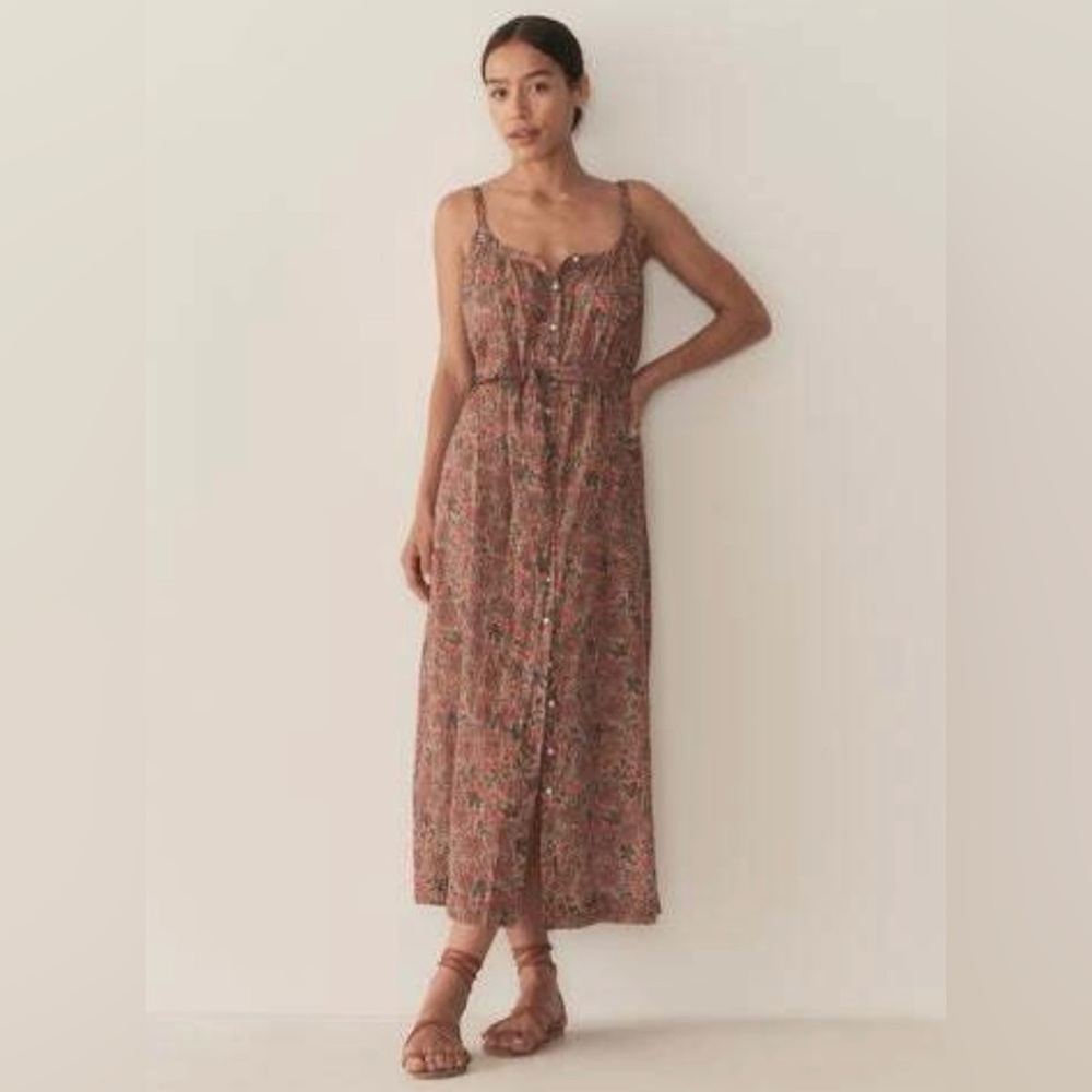NWT DOEN Nevita Dress in L’Orange Soleil Fleurit size XS Small